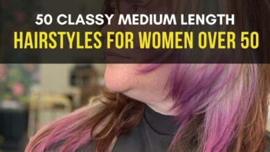 medium length hairstyles for women over 50