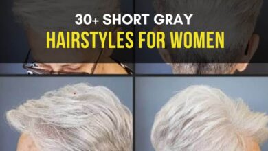 short gray hairstyles for women