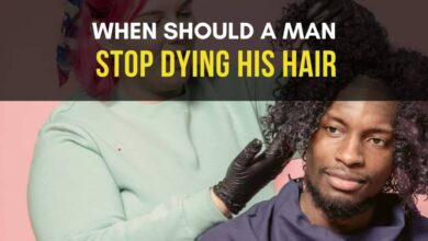 when should a man stop dying his hair