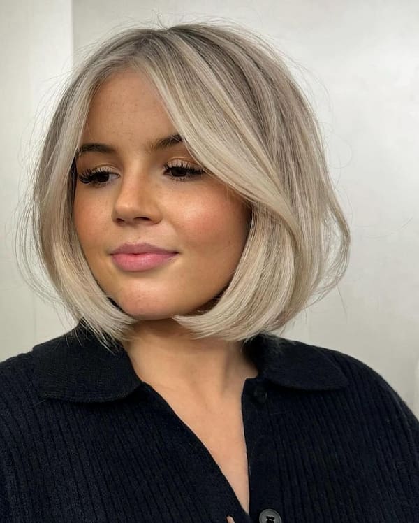 Blown Out Layered Bob Haircut