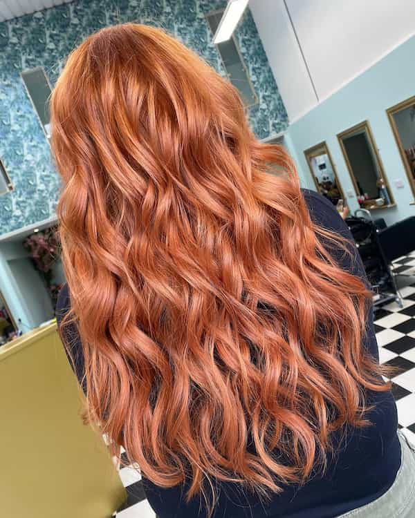 Copper Wavy Haircut