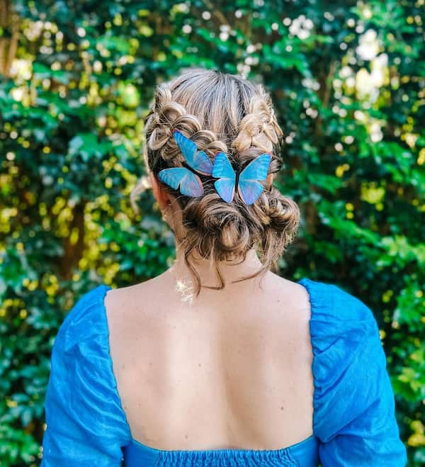 Four Strand Braided Updo