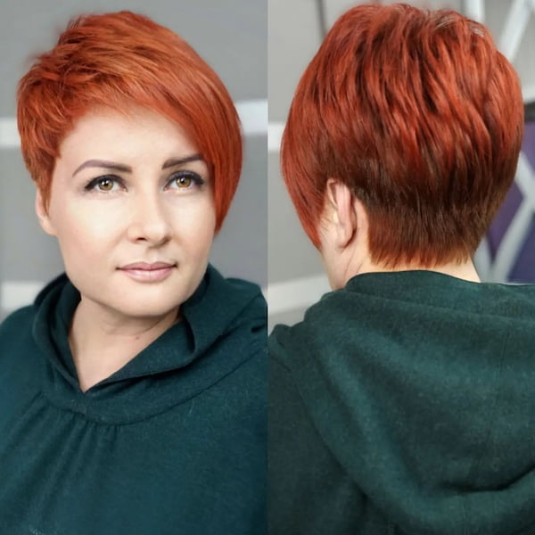 Full Pixie Haircut with Layers