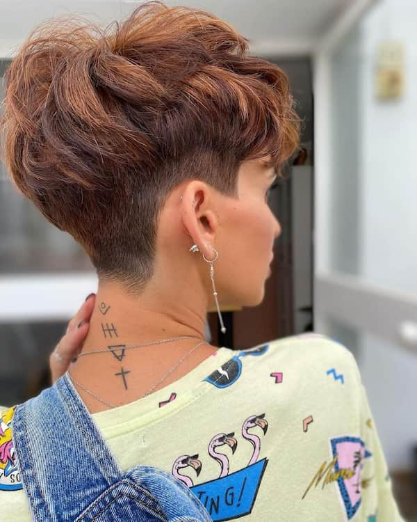 Mohawk Haircut with Undercut