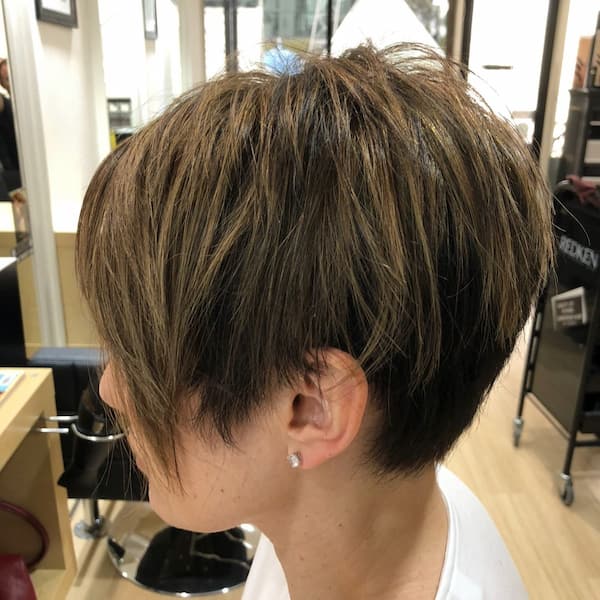 Pixie Haircut with an Undercut