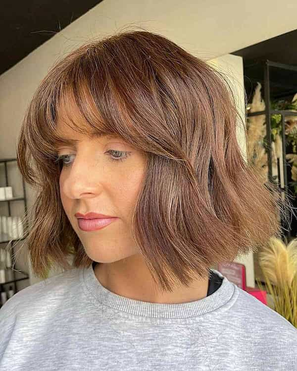 Short Bob with French Bangs