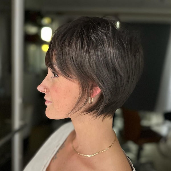 Textured Bob for Thick Hair