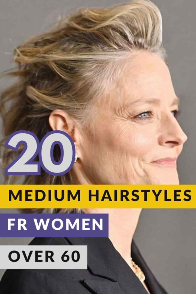 Youthful Medium Hairstyles for Women Over 60
