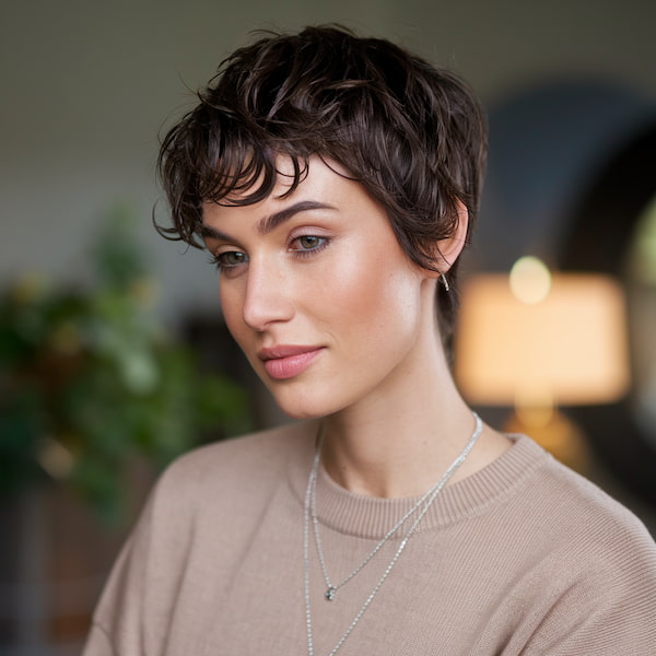 Capped Pixie with Wispy Bangs