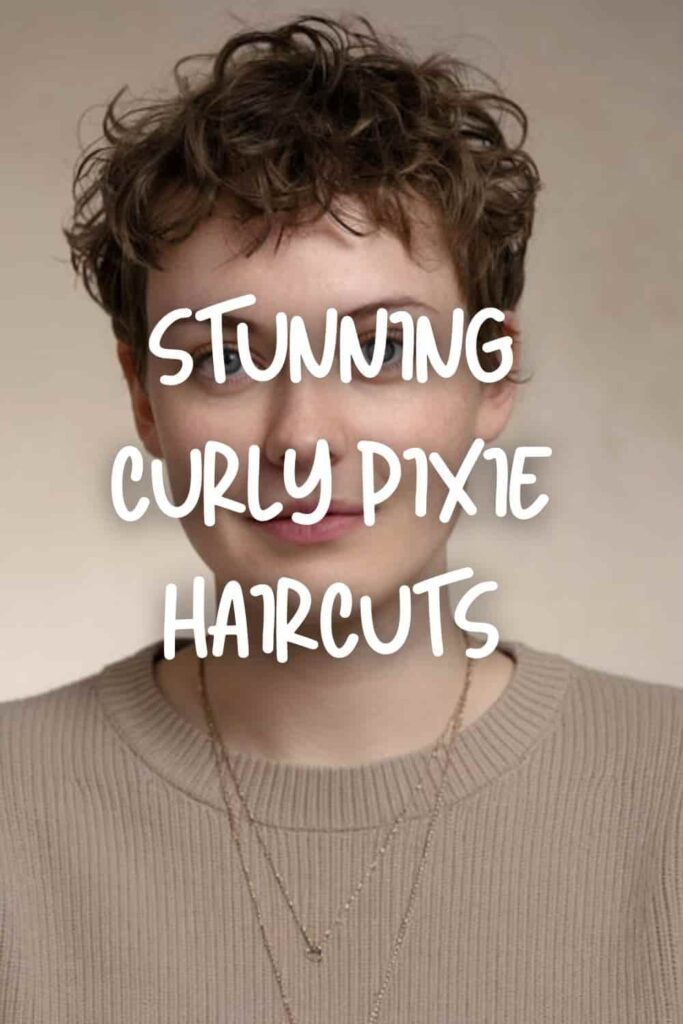 Best and Stunning Curly Pixie Cut