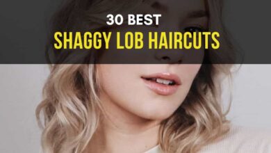 Trendy Shaggy Lob Haircuts for Women