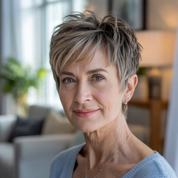 Choppy Pixie For Fine Thin Hair