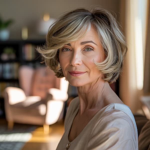 Cropped Layered Bob