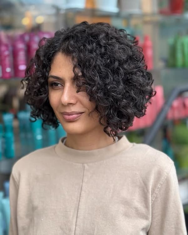 Dense Curly Bob