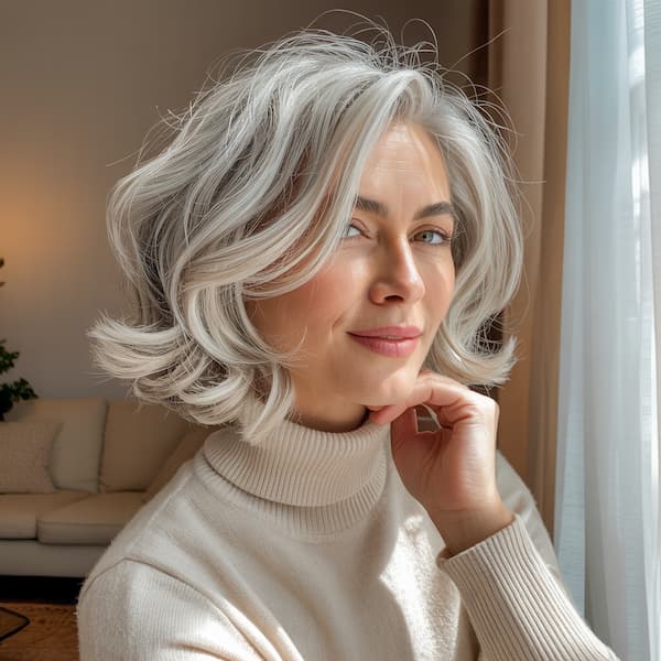 Long Wavy Bob 