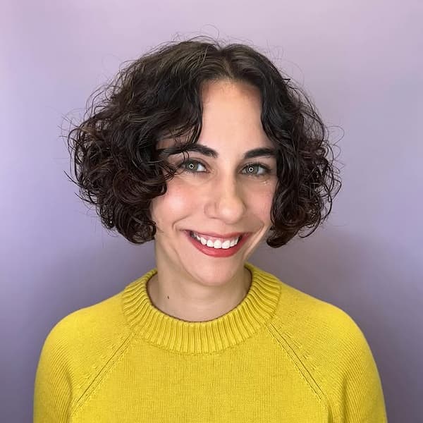 Low-Maintenance Curly Bob