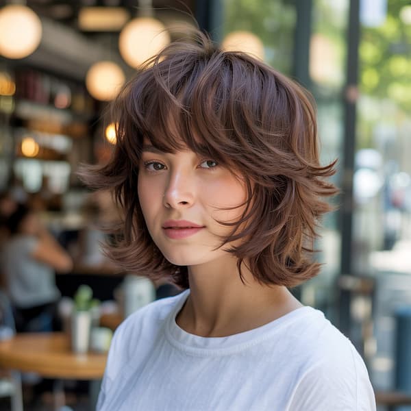 Shaggy Haircut with Feathered Layers