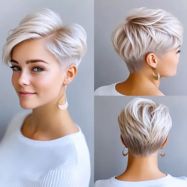 Soft Blonde Pixie