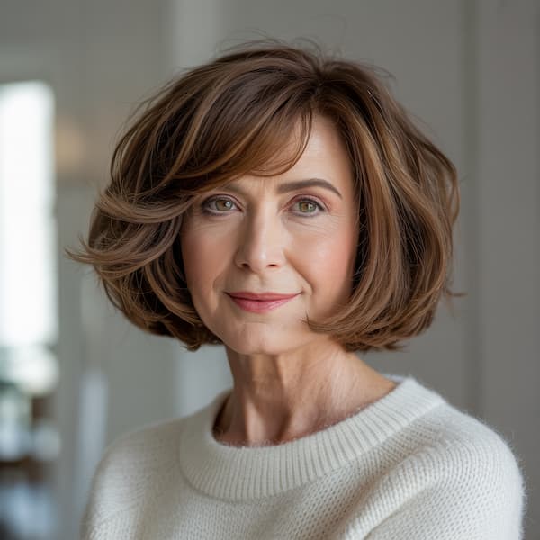 Voluminous Bob for Fine Thin Hair