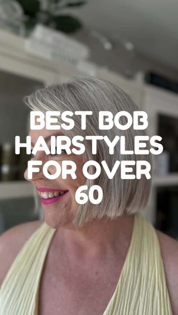 30 Youthful Bob Hairstyles for Over 60