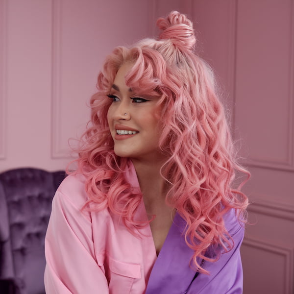 Barbie Bun for Pink Hair 