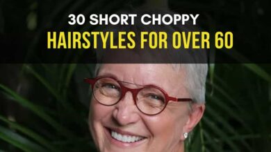 Cool Short Choppy Hairstyles for Over 60