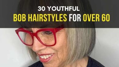 30 Youthful Bob Hairstyles for Over 60
