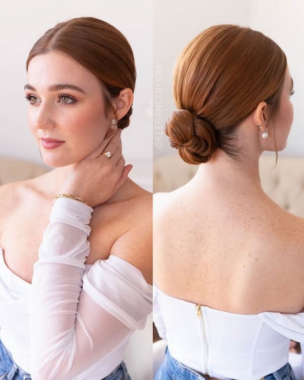 Bridal Low Bun