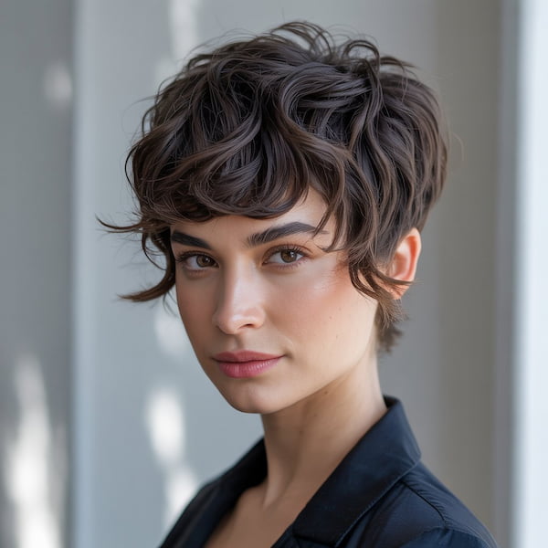 Shaggy Layered Pixie 