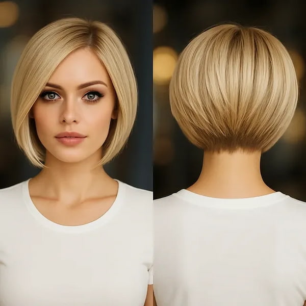 Short Blonde Bob