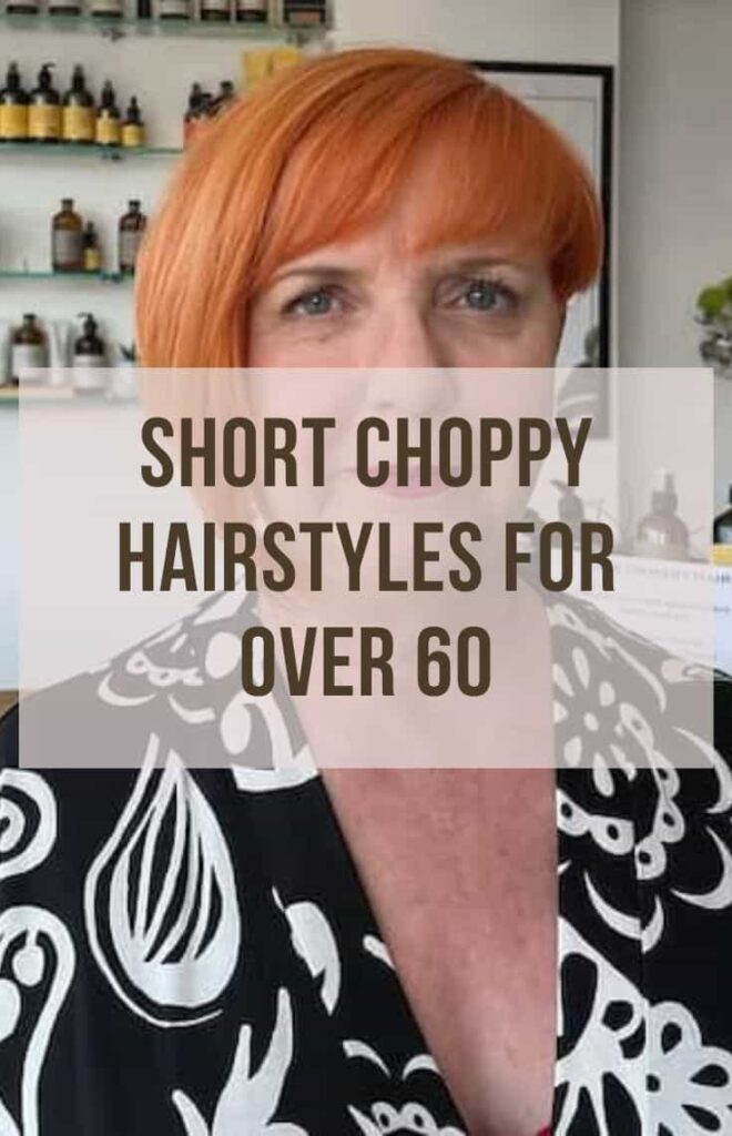 Cool Short Choppy Hairstyles for Over 60