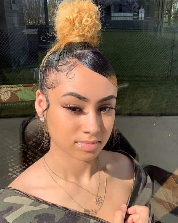 Sleek Top Bun