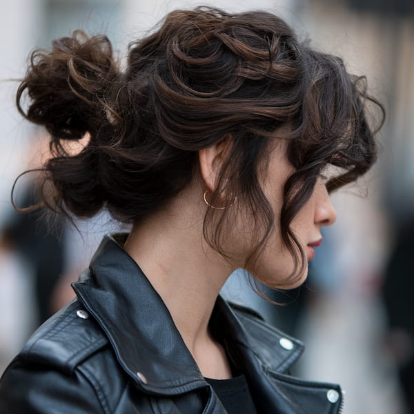Super Messy Low Bun 