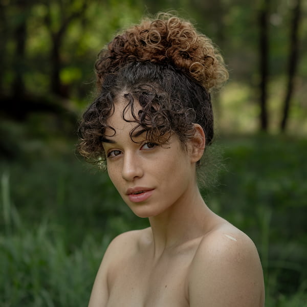 Thick Bun with Highlights