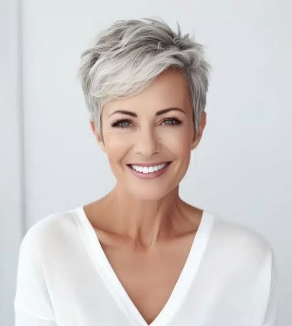 Tousled Layered Pixie 