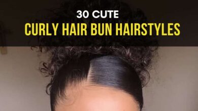 Curly Hair Bun Hairstyles That Are Easy to Style