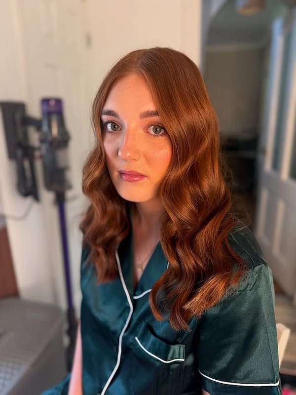 Brunette Wavy Haircut 
