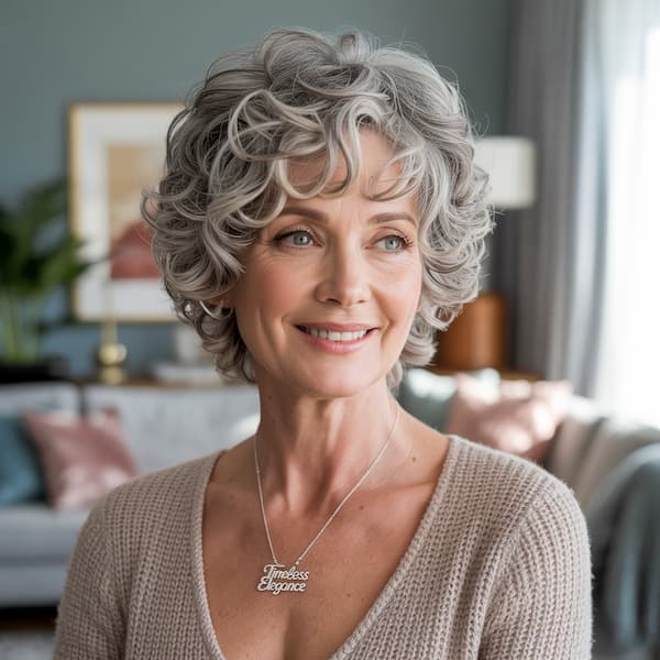 Curly Pixie for Full Hair