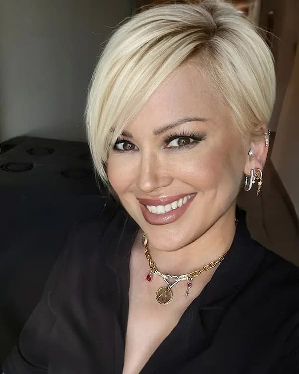 Pixie with Long Side Bangs