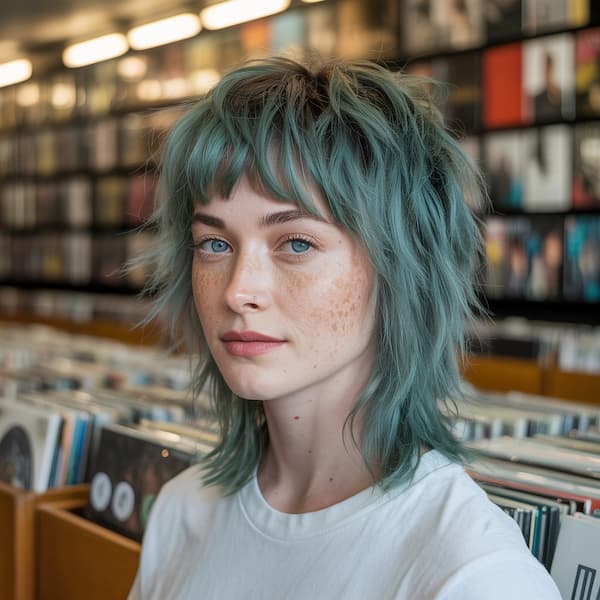 Shaggy Mullet Bob