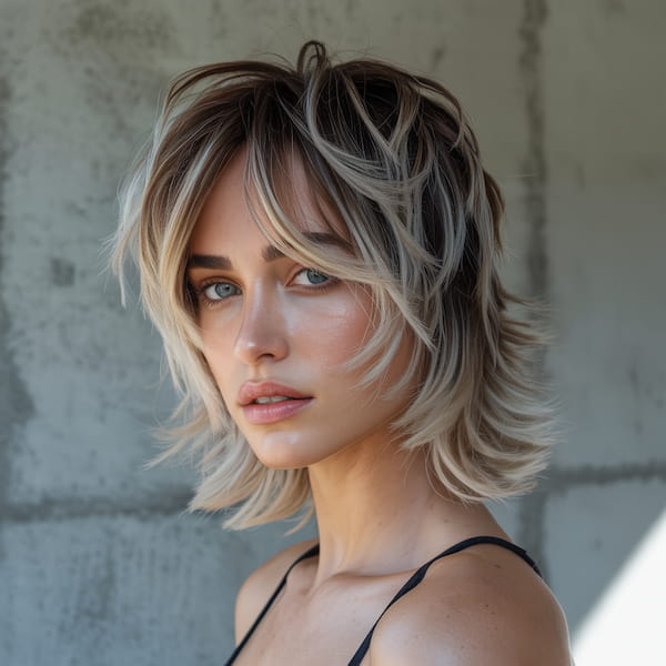 Summer Shaggy Mullet 
