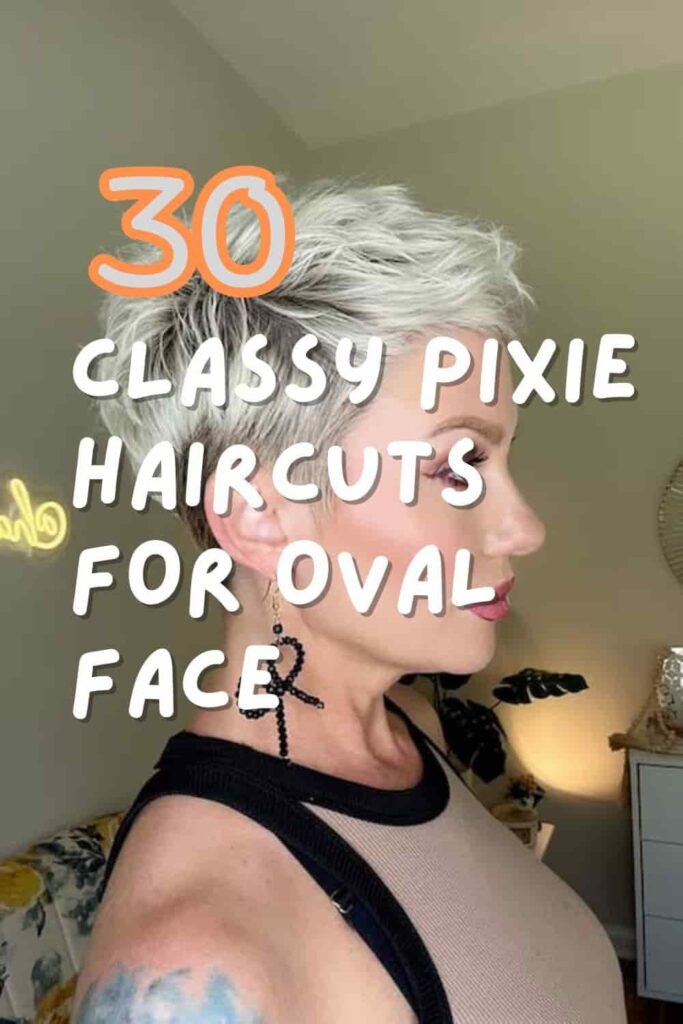 Pixie Cuts for Oval Face