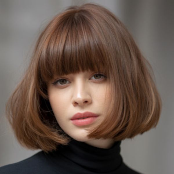 Bob with Layered Bangs