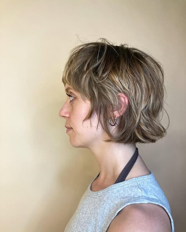 Choppy Feathered Bob