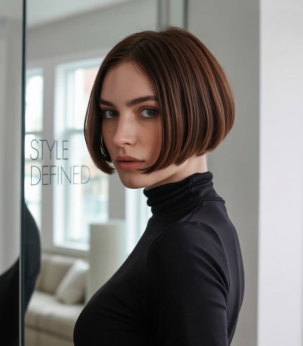 Cropped Inverted Bob