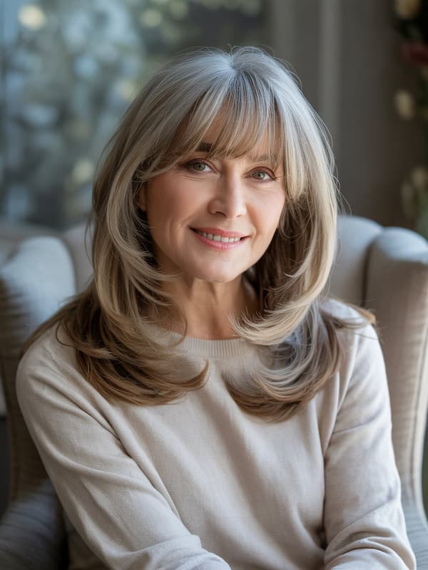 Face Framing Layers and Bangs 