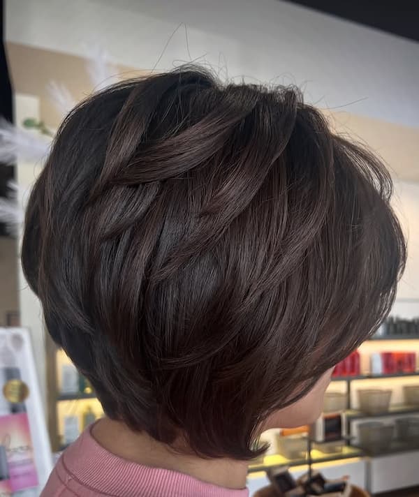 Feathered Bob for Fine Hair 