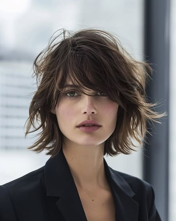 Feathered Shaggy Bob