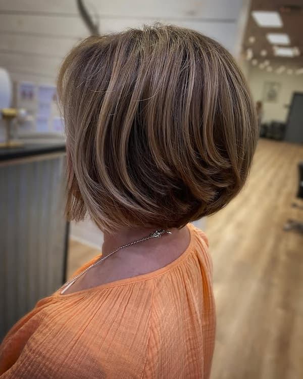 Inverted Bob with Stylish Layers 