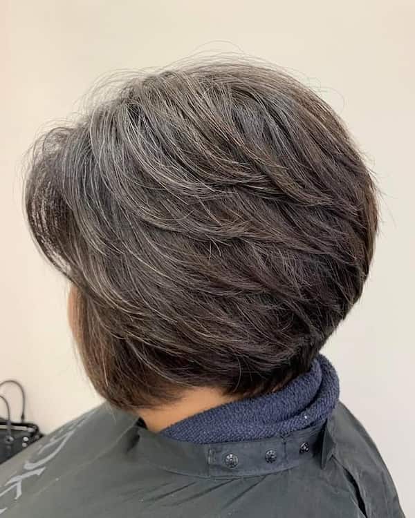 Layered Feathered Bob
